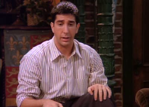 Gross. Season 1 Ross. Just looking at him is the worst.